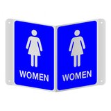 3D Restroom Projecting Sign  women